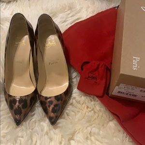 Louboutin Leopard Print Pumps